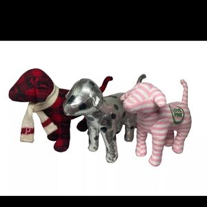 Pup Dog lot of 3 Pink Victoria Secret